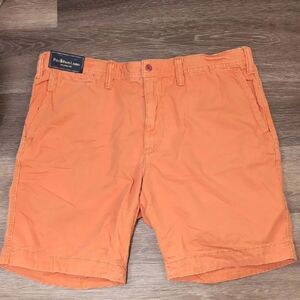 Polo Ralph Lauren Relaxed Fit Orange Chino Shorts Sz 38 NWT